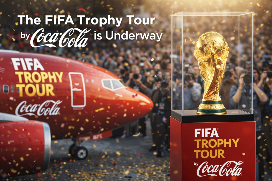 The FiFA Trophy Tour by Coca-Cola is Underway