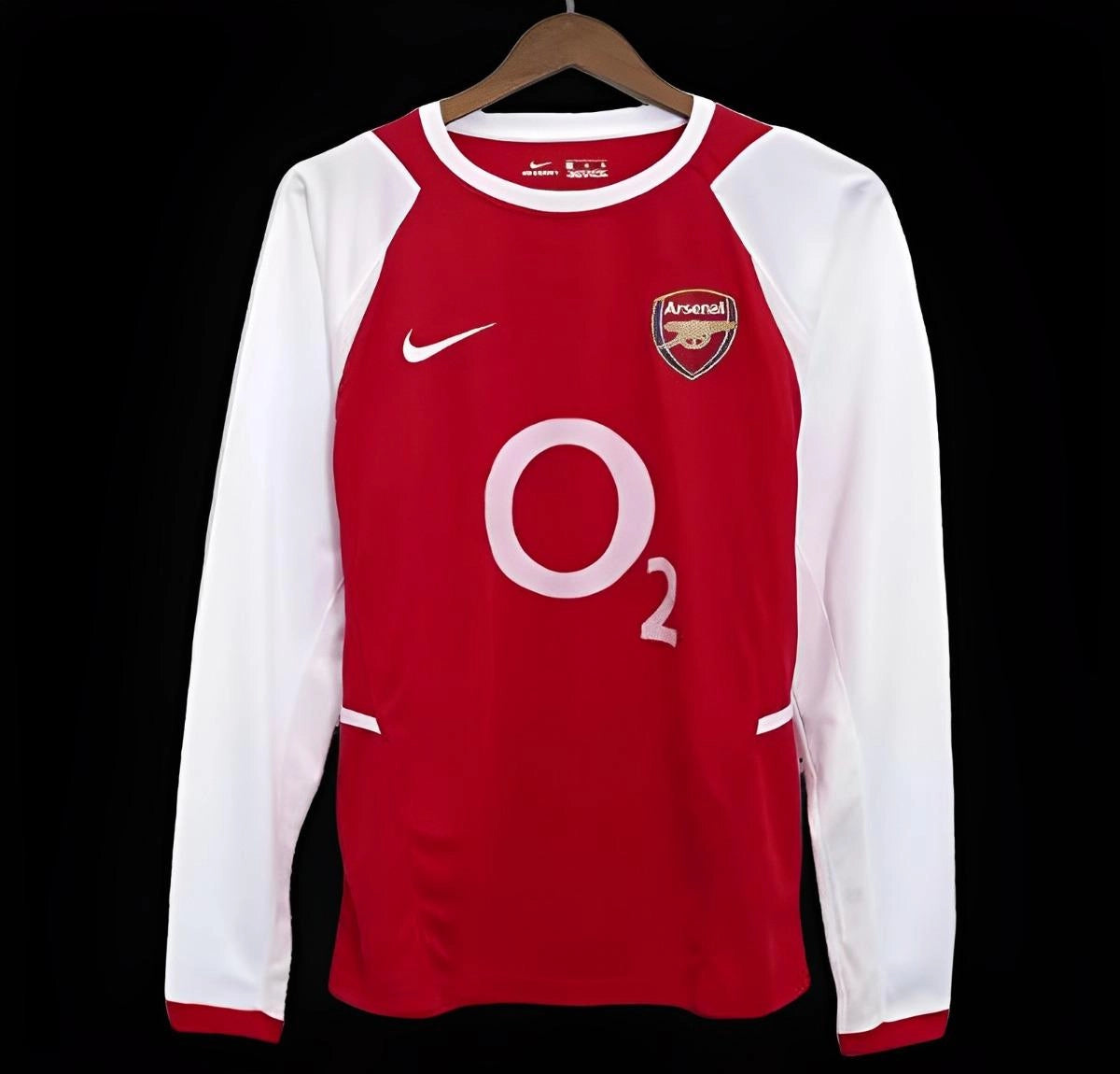 [2004] Arsenal Retro Home Long Sleeve Jersey 2002-04 Season