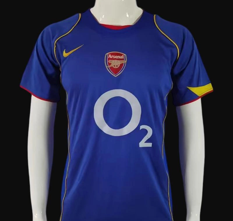 [2005] Arsenal Retro Away Blue Jersey 2004-05 Season