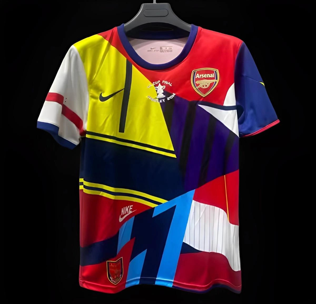 [2014] Arsenal FA Cup Multi Colors Limited Edition Jersey 2013-14 Season