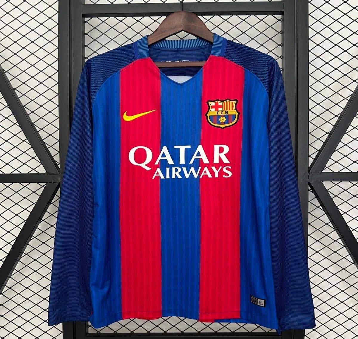 [2015] Barcelona Home Long Sleeve Jersey 2014-15 Season