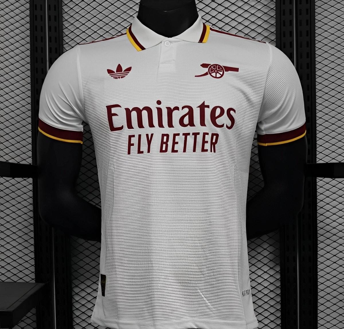 [2026] Arsenal Match Special WHITE POLO Jersey 2025-26 Season