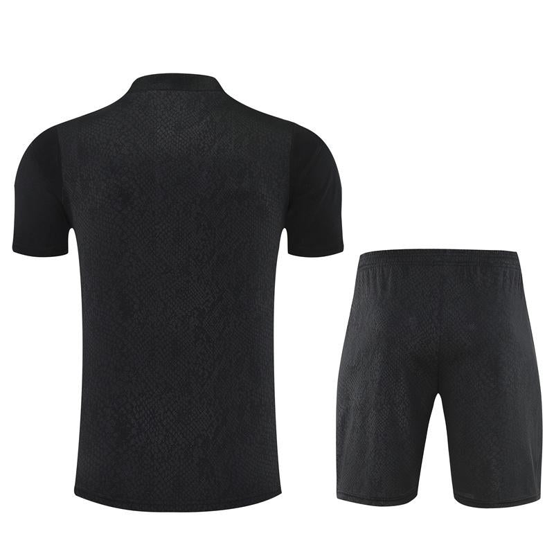 [2026] Barcelona Black Joint Edition with XS Short Sleeve+Soccer Shorts 2025–26 Season
