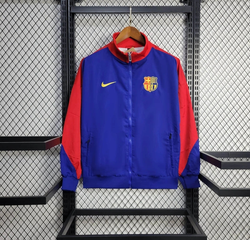 [2026] Barcelona Jacket Blue Windbreaker 2025-26 Season