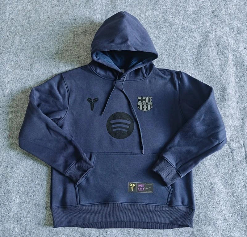 [2026] Barcelona Fleece-lined Kobe Fleece-lined hoodie 9 Colors 2025-26 Season