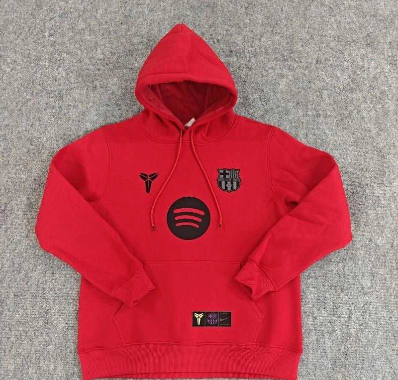 [2026] Barcelona Fleece-lined Kobe Fleece-lined hoodie 9 Colors 2025-26 Season