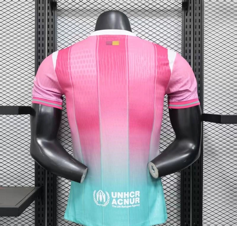 [2026] Barcelona Pink with Gradient Fade Jersey 2025-26 Season