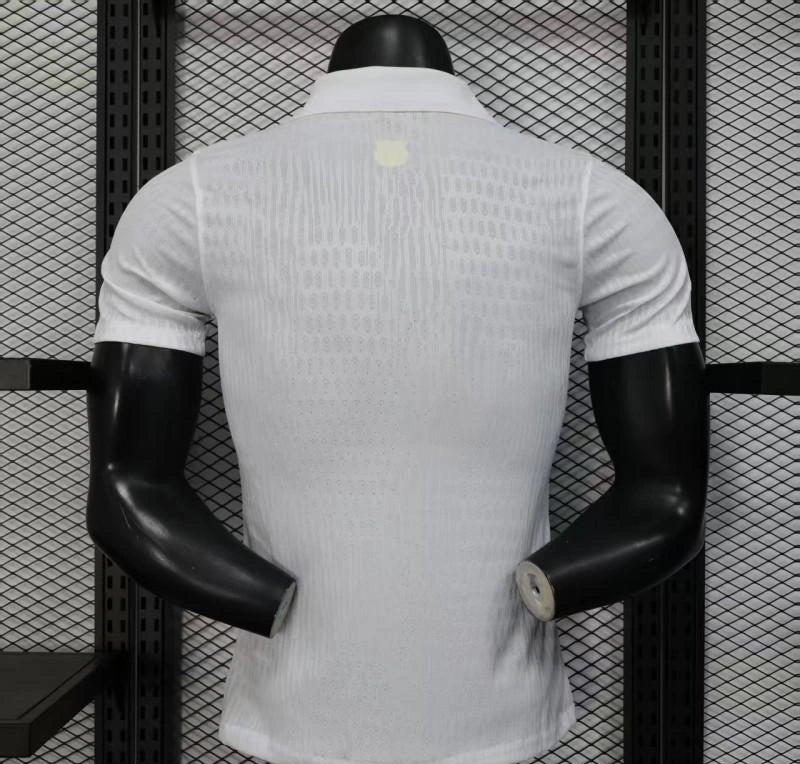 [2026] Barcelona FC White With 304 Sponsor Jersey 2025-26 Season