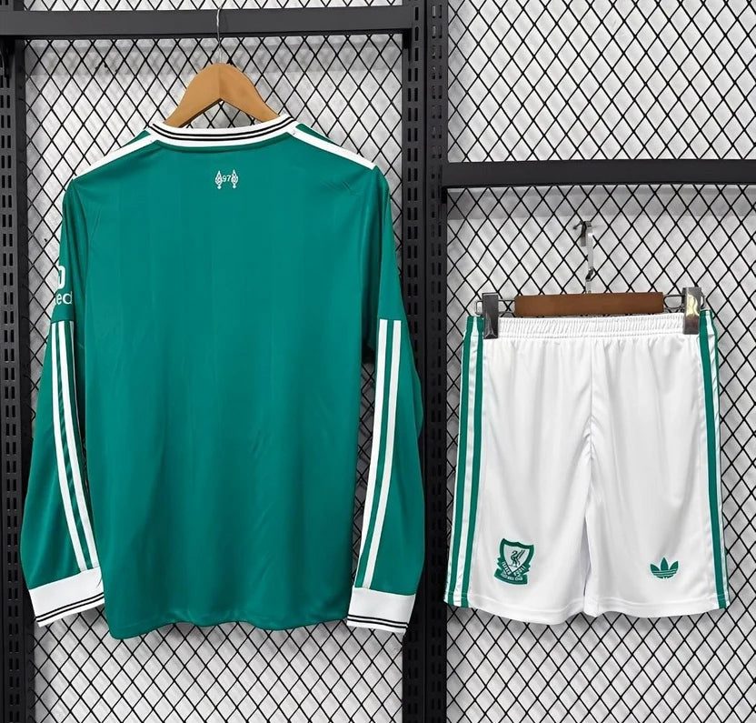 [2026] Liverpool Kids Third Long Sleeve Jersey 2025-26 Season
