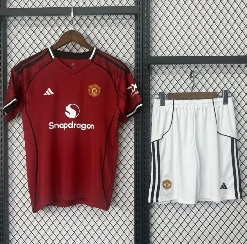 [2026] Manchester United Kids Home Jersey 2025–26 Season