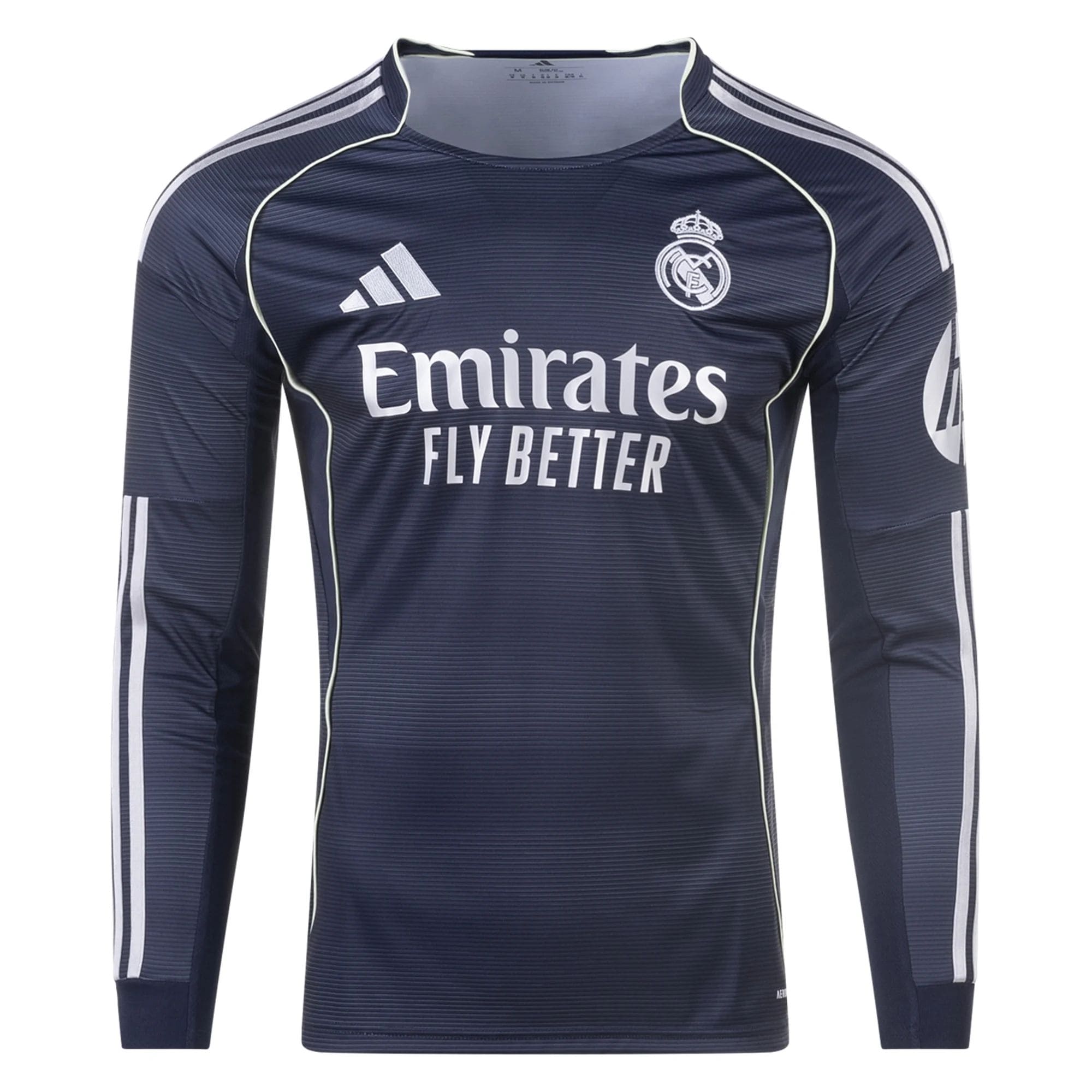 Real Madrid Away Long Sleeves Jersey 2025-26 Season