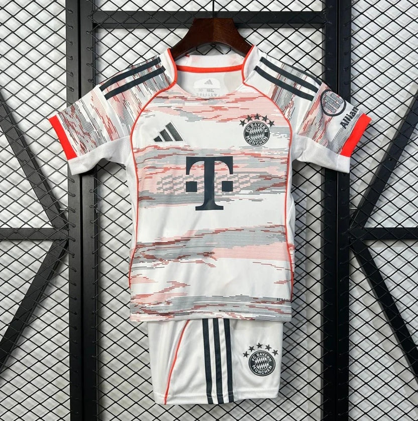 [2026] Bayern Munich Kids Away Jersey 2025-26 Season