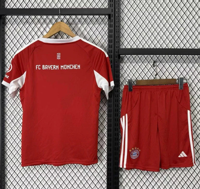 [2026] Bayern Munich Kids Home Jersey 2025-26 Season