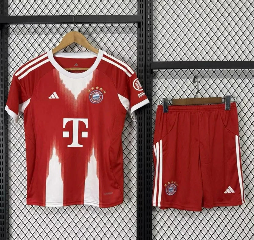 [2026] Bayern Munich Kids Home Jersey 2025-26 Season