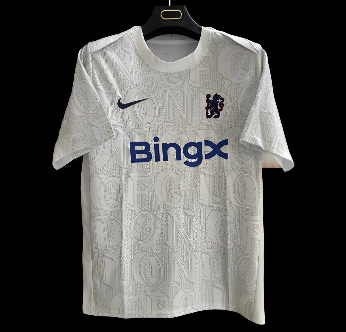 [2026] Chelsea Pre-match LONDON Typography Pattern Jersey 2025-26 Season