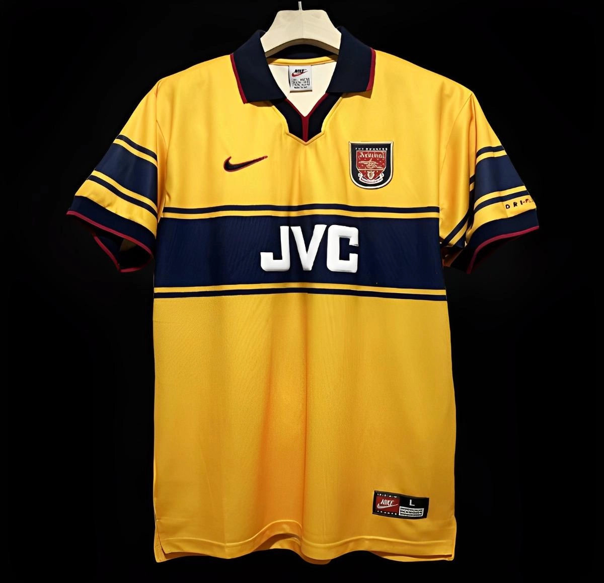 [1999] Arsenal Retro Away Yellow Jersey 1997-99 Season