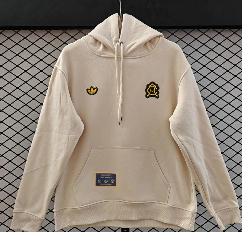 Club America x Adidas Retro Embroidered Logo Hoodie