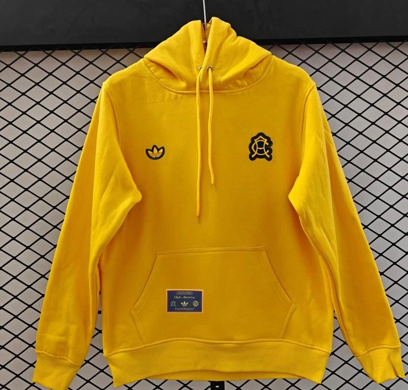 Club America x Adidas Retro Embroidered Logo Hoodie